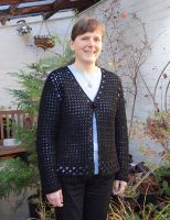 Black cardigan