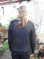 Black cardigan