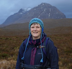 Lattice hat with earflaps