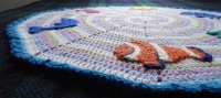 Spiral baby blanket