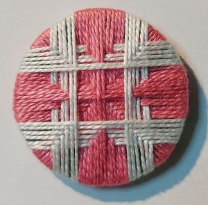 Thread wrapped buttons