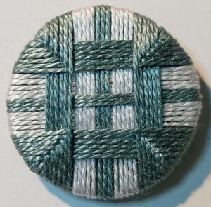 Thread wrapped buttons