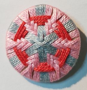 Thread wrapped buttons