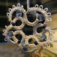 Tatted wreath