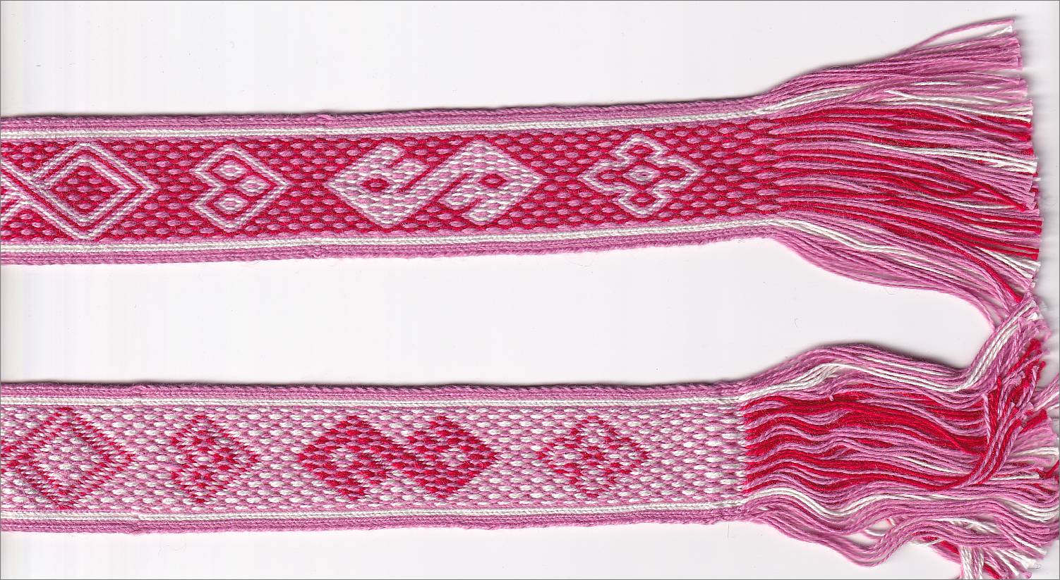 Red Sulawesi tablet woven band.  [Image is:  'Red Sulawesi tablet woven band'].