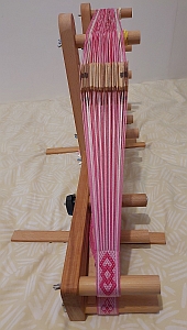 Red Sulawesi tablet woven band
