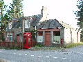 
	The old Post Office at Ordie, with Victorian postbox
	