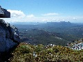 The view southwest from the summit of Conival