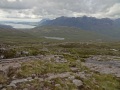 
	..and showing some of the angled slabs in the coire
	