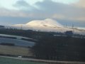7th December:  the journey properly underway!  This is West Lomond (Lomond probably meaning beacon):  field colours and electronic 'beacons'