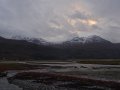 Beinn Damh and the saltmarsh at Eilean Mòr with Mol nan Eun