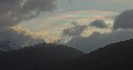 Day 1 at Lochside:  nacreous clouds over Beinn na h'Eaglaise