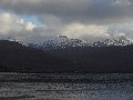 Even from here, we could see snow blowing off Beinn Liath Mhor