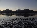 ...but another hour on, and the whole loch was fuzzy:  yes, it was freezing rapidly - while a bright day was just getting going.
