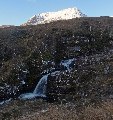 Heading up beside the  Allt a' Bhealaich:  more waterfalls