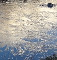 Ice on lochans and streams