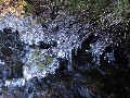 Icicles the other side of the stepping stones
