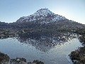 WalkHighlands (Torridon and Gairloch).  [Image is:  'Maol Chean-Dearg from icebound Loch an Eoin'].