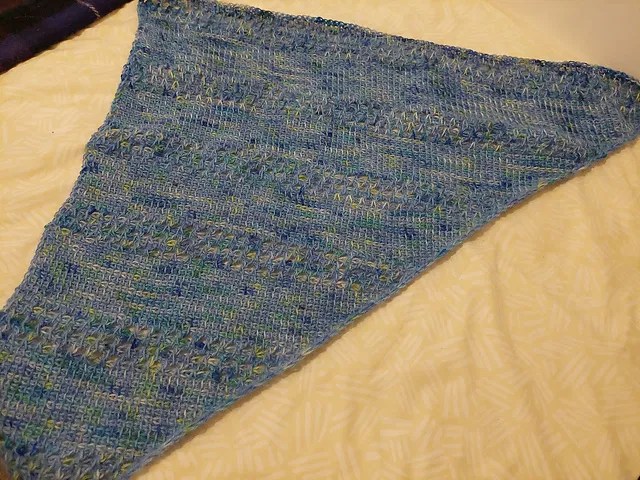 The finished triangle. The finished triangle.