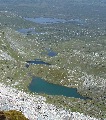 The coloured lochs on the east flanks of Conival