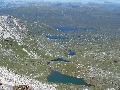 The coloured lochs on the east flanks of Conival