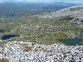 The coloured lochs on the east flanks of Conival